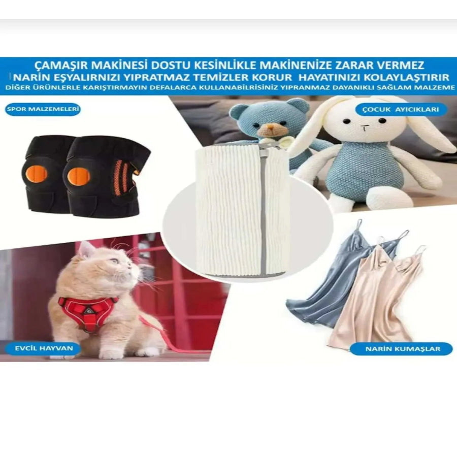 HayataDönüş - Ayakkabı Yıkama Çantası Özel Mikrofiber Kumaş Fermuarlı