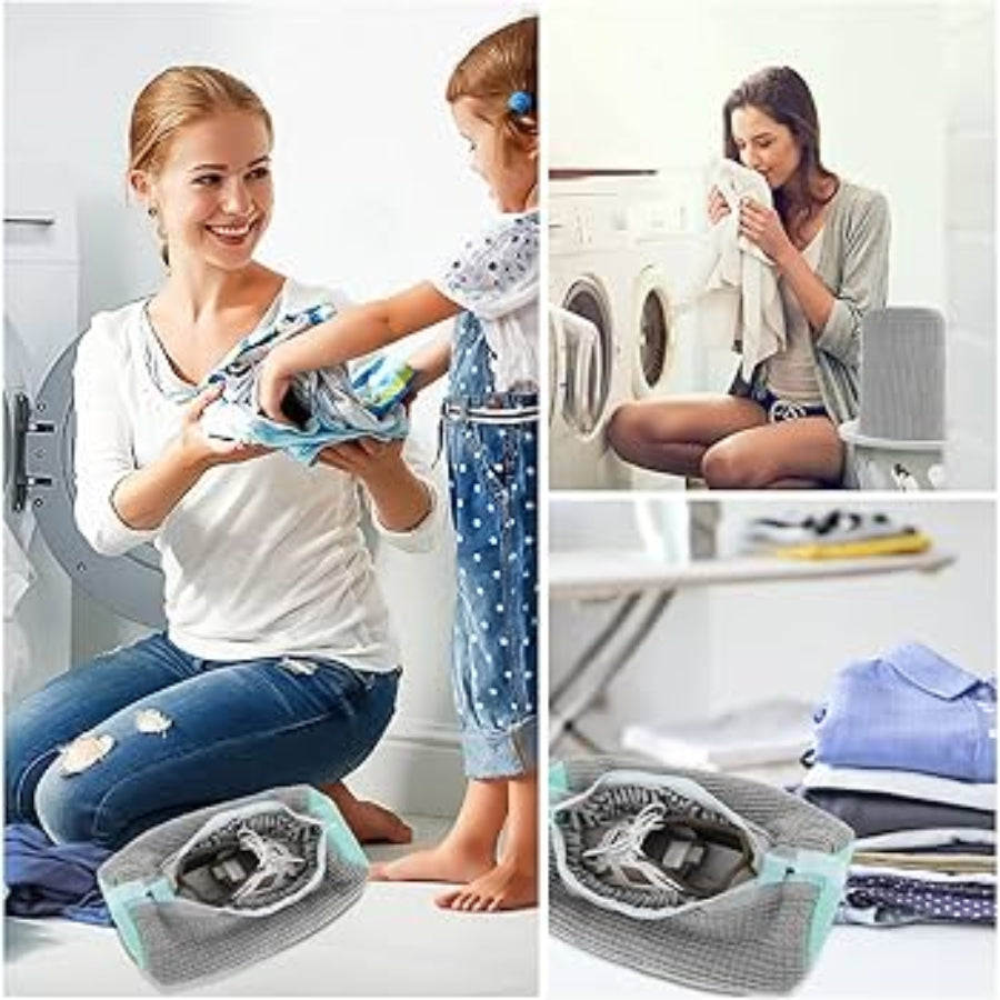 HayataDönüş - Ayakkabı Yıkama Çantası Özel Mikrofiber Kumaş Fermuarlı